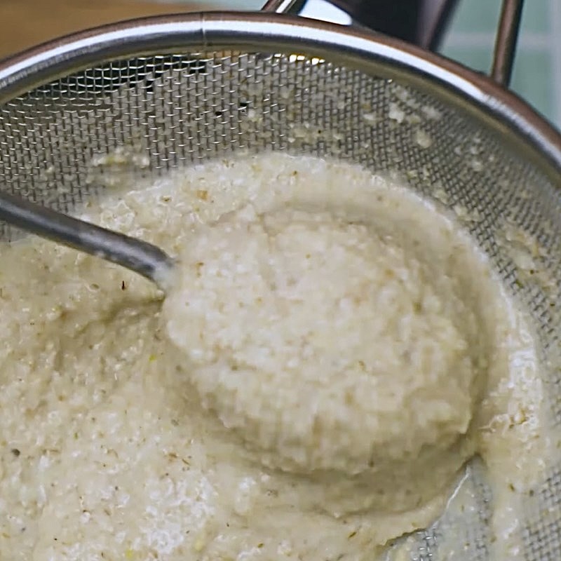 Step 2 Blend the lotus seed oatmeal mixture Oat milk lotus seeds