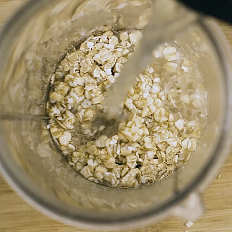 Step 2 Blend the lotus seed oatmeal mixture Oat milk lotus seeds