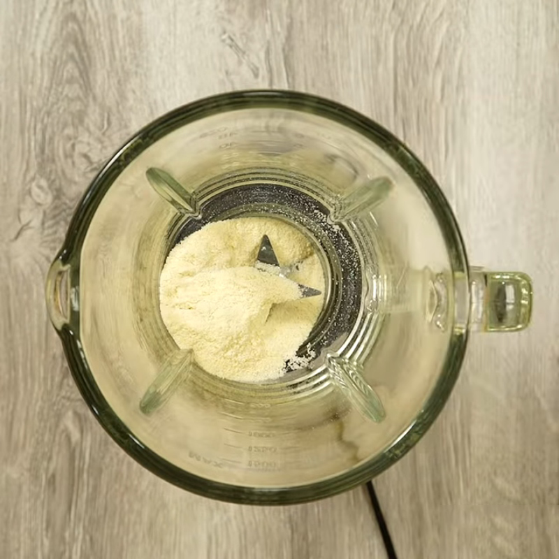 Step 2 Blend the protein lemon smoothie Lemon protein smoothie