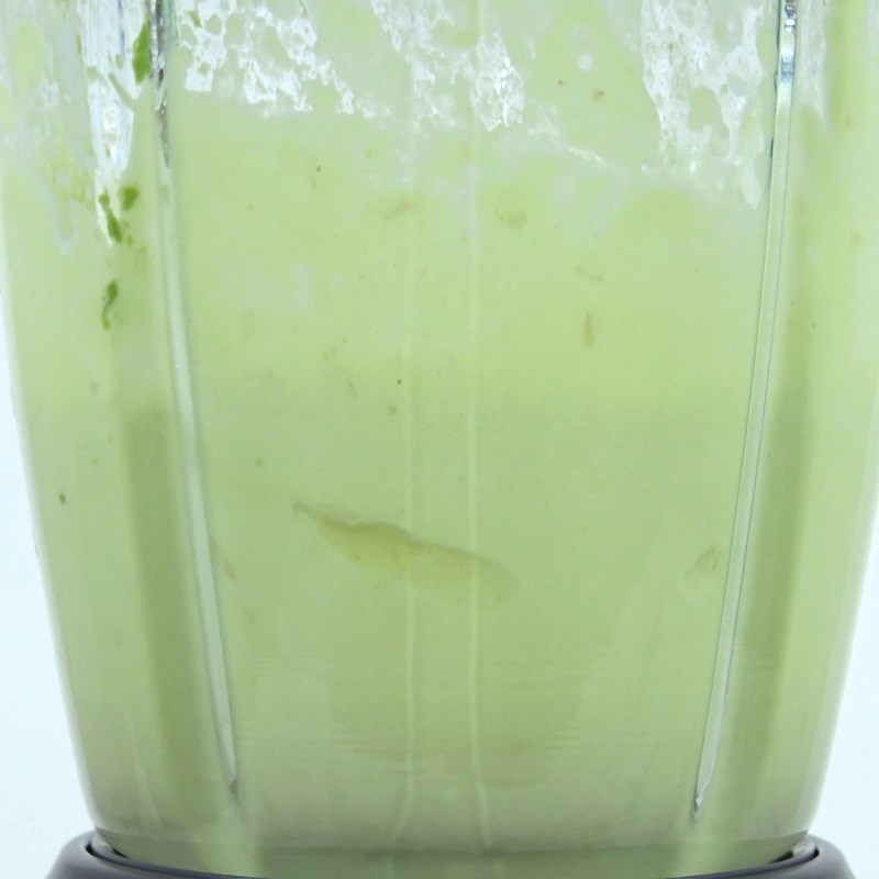 Step 2 Blend the green grape avocado smoothie