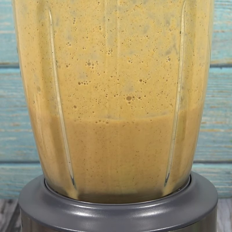 Step 2 Blend pumpkin banana smoothie Pumpkin banana smoothie