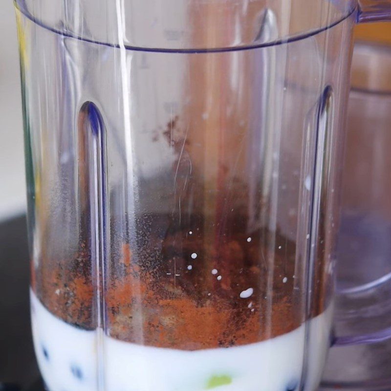 Step 2 Avocado Cocoa Smoothie Avocado Cocoa Smoothie with Blueberries