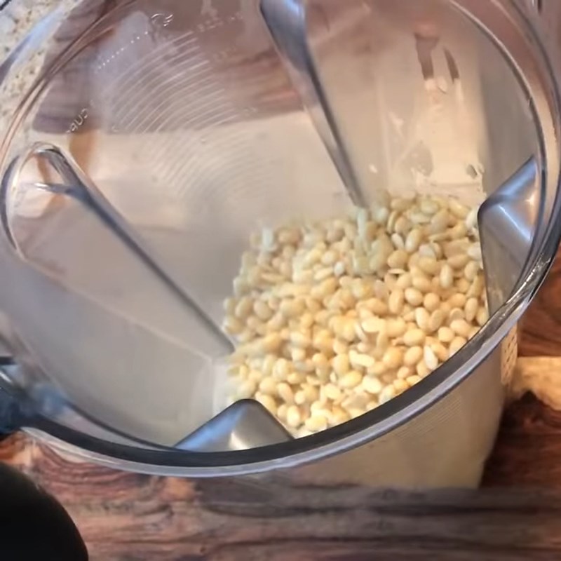 Step 3 Blend soybean milk Soybean milk whole