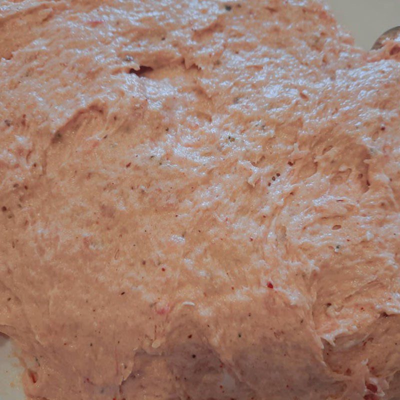 Step 2 Grind and steam meatballs for fried shrimp and chicken meatloaf