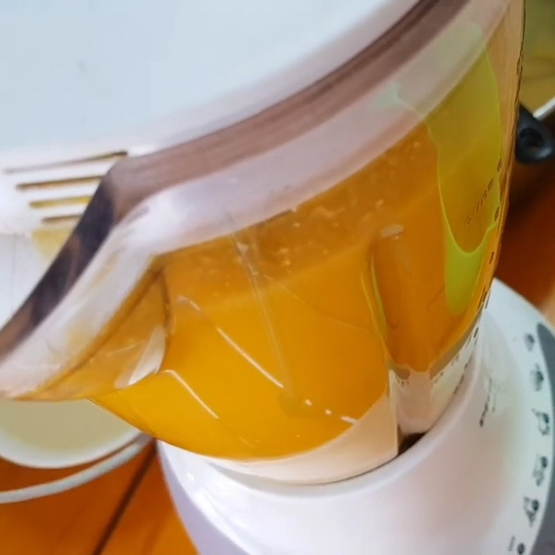 Step 3 Blending and cooking milk Mung bean pumpkin milk