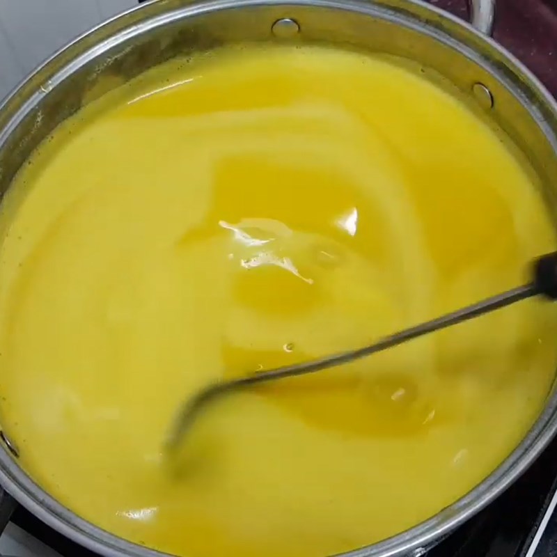 Step 3 Blending and cooking milk Mung bean pumpkin milk