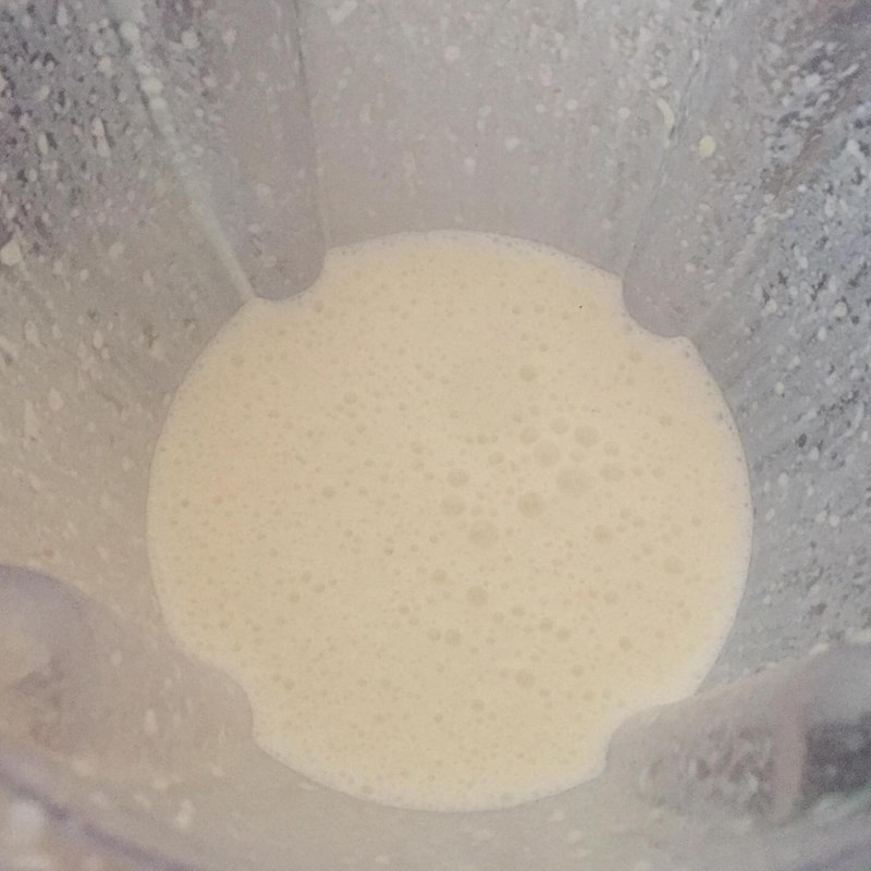 Step 2 Blend and cook jackfruit nut milk Jackfruit nut milk (Recipe shared by users)