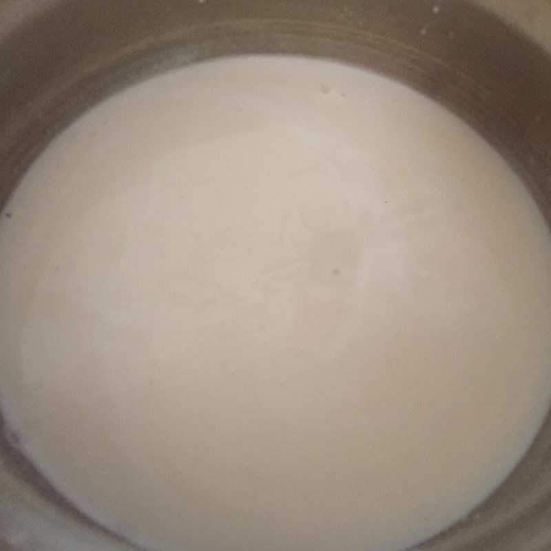 Step 2 Blend and cook jackfruit nut milk Jackfruit nut milk (Recipe shared by users)