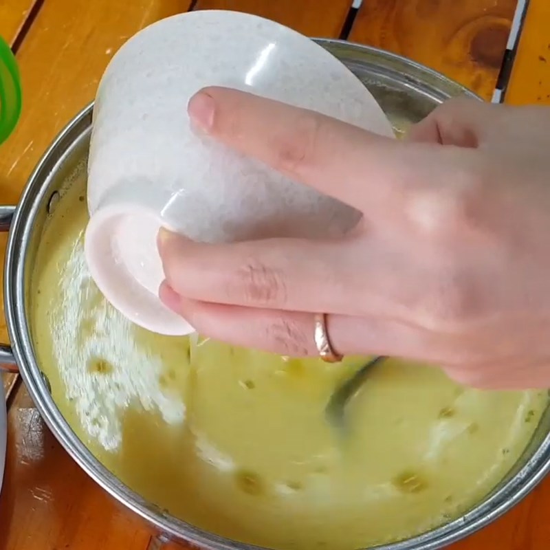 Step 3 Blending and cooking milk Mung bean pumpkin milk