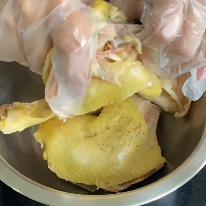 Step 4 Shred the Chicken and Complete the Dish Chicken Noodles