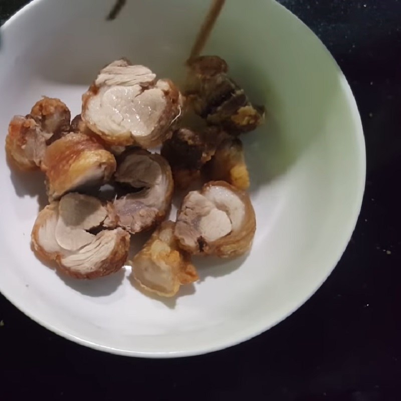 Step 5 Salt Tossing Roasted Salt Pork Leg