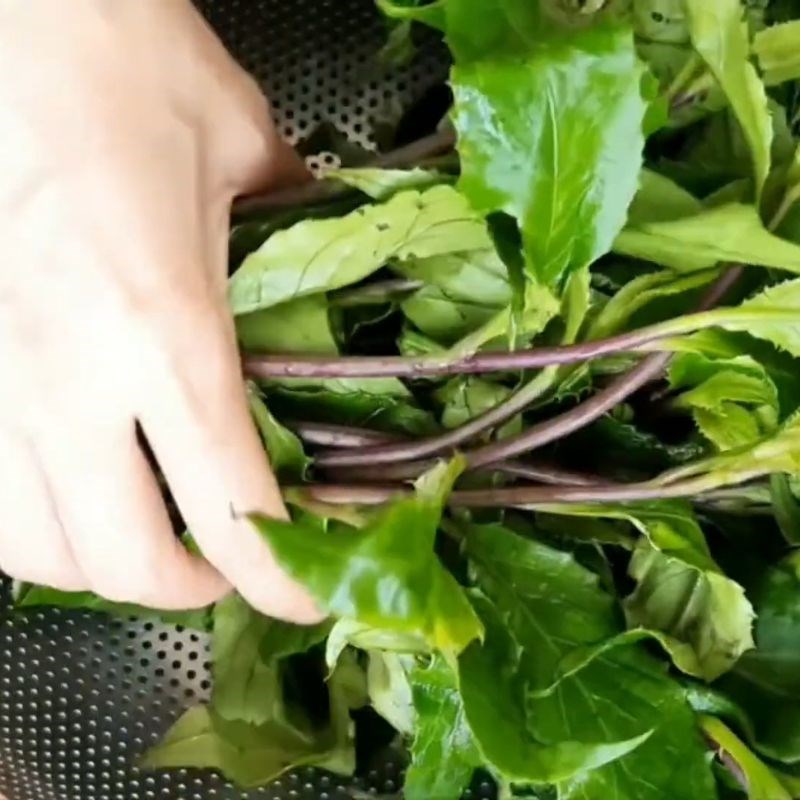 Step 1 Pick wild spinach Stir-fried wild spinach with garlic