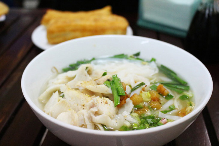 Step 5 Final product of snakehead fish noodle soup