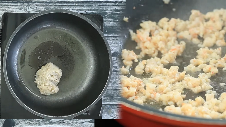 Step 2 Cooking porridge Shrimp and minced pork porridge