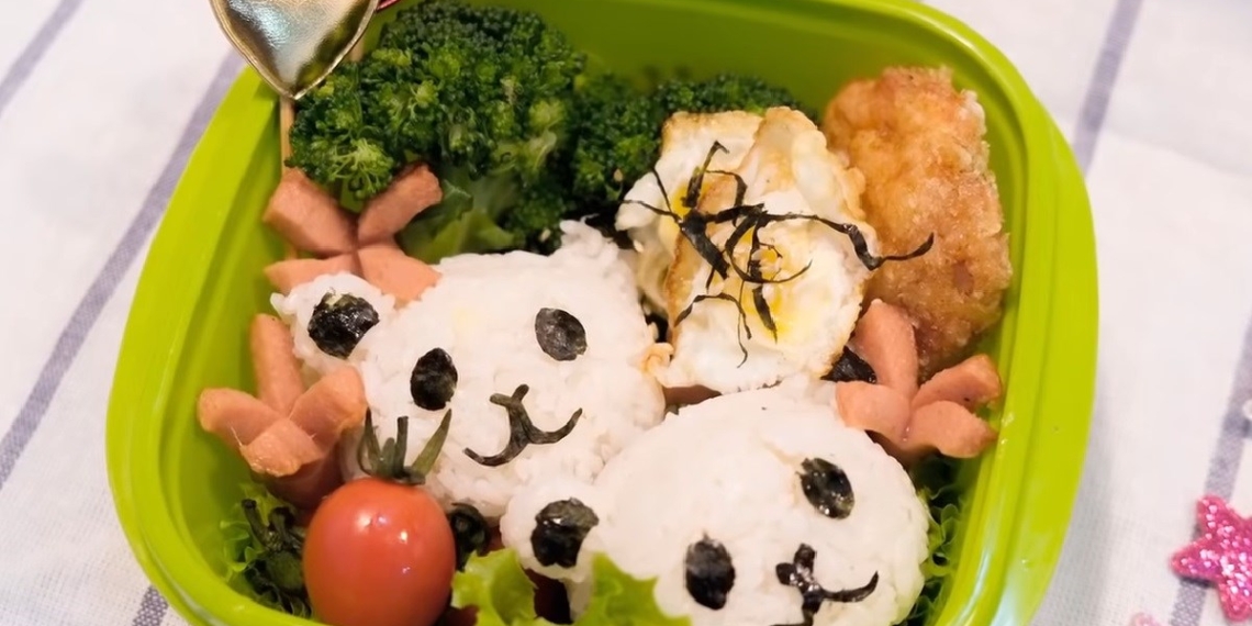 2 ways to make bento rice for your love super simple 05553