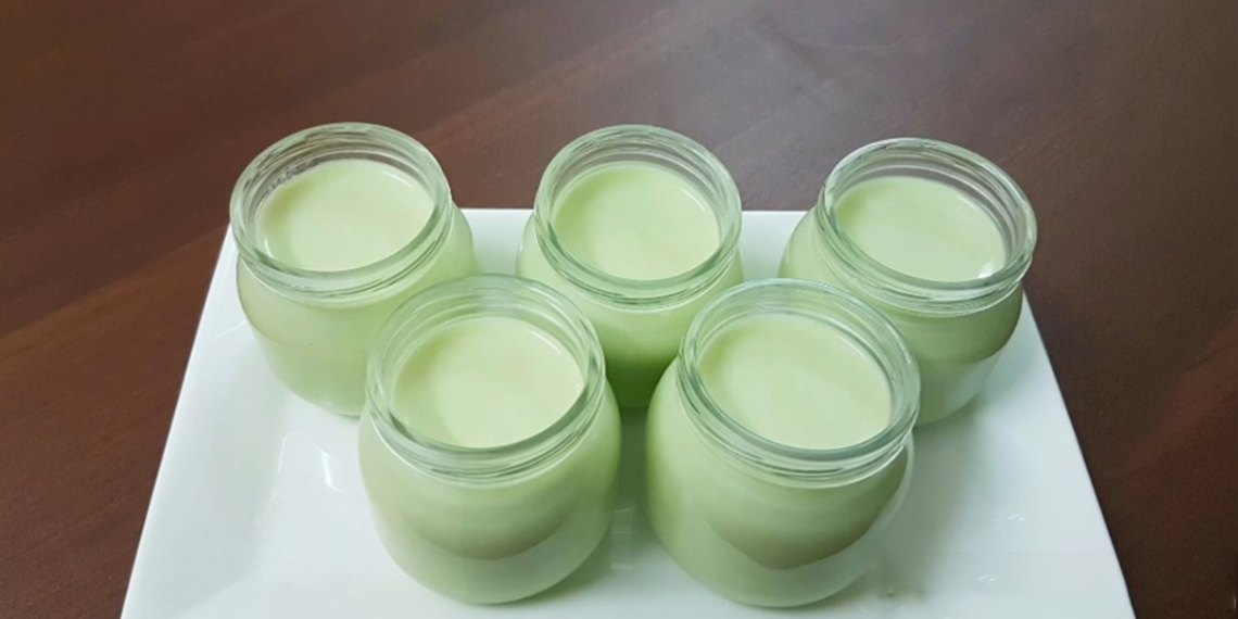 2 ways to make matcha yogurt and yogurt with simple coconut 05199