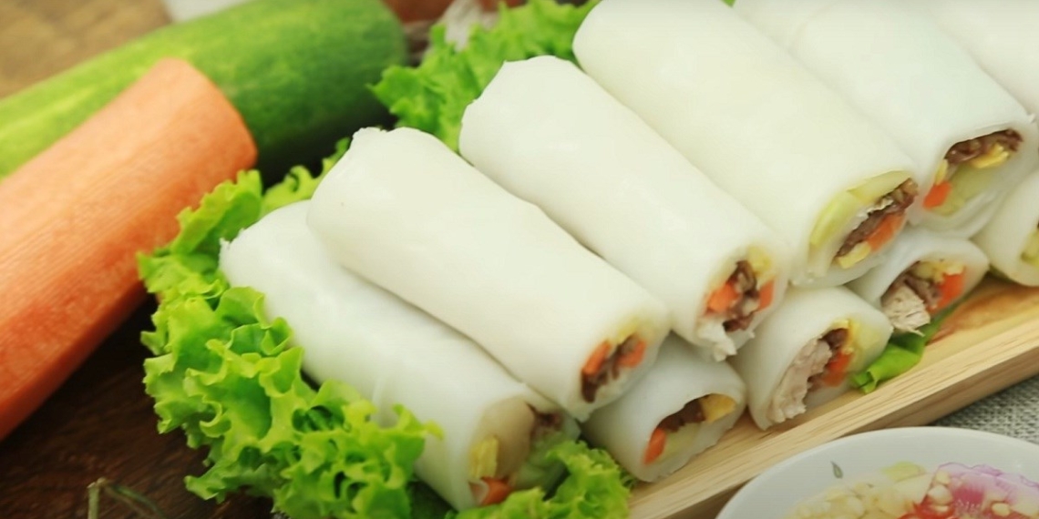 2 ways to make spring rolls with mixed ingredients and new color is extremely unique 04599