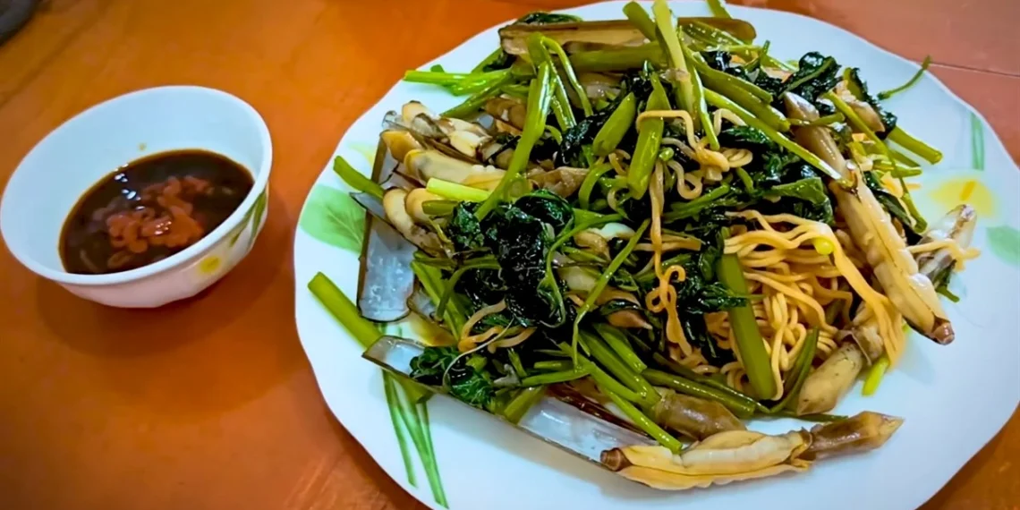 2 ways to make stir fried clams with noodles delicious easy to make 07137