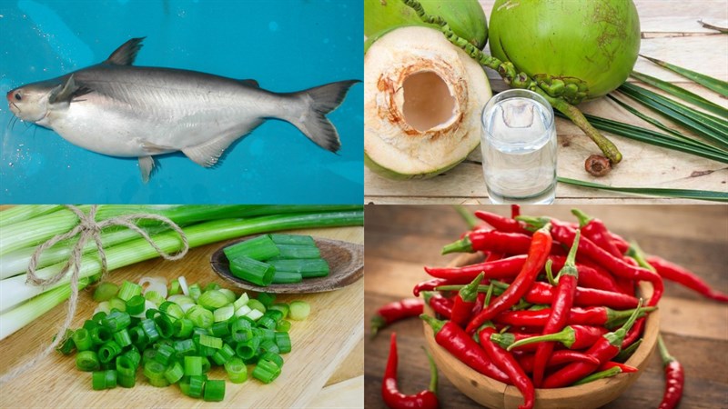 Ingredients for cooking Dứa fish in clay pot