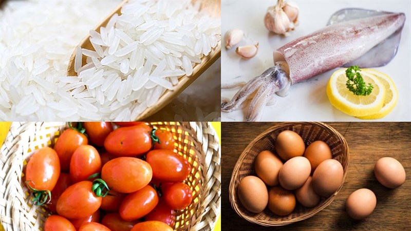 Ingredients for the dish 2 ways to make bento rice