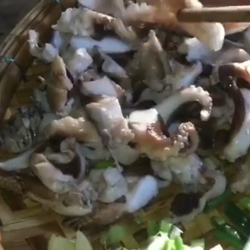 Step 1 Prepare the octopus Stir-fried Octopus with Cucumber