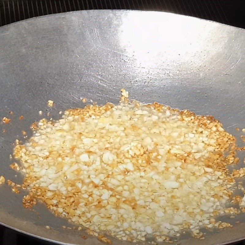 Step 2 Chop and Sauté the Garlic Garlic Butter Straw Mushrooms