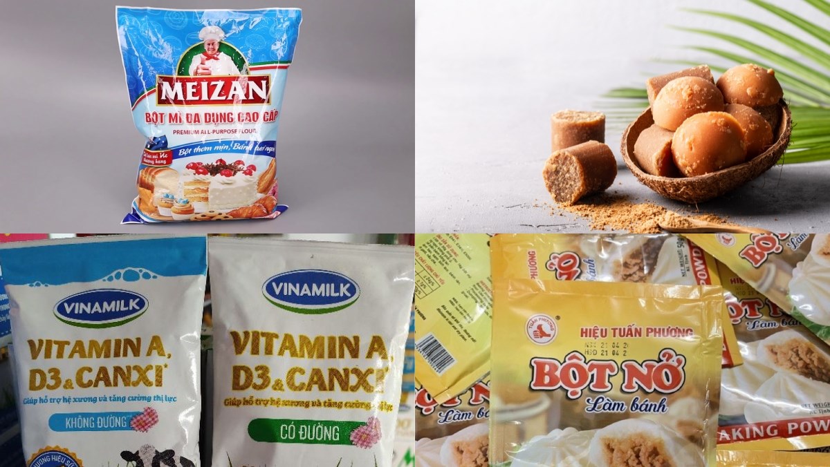 Ingredients for making Chinese-style steamed coconut sugar cake (prosperity cake)