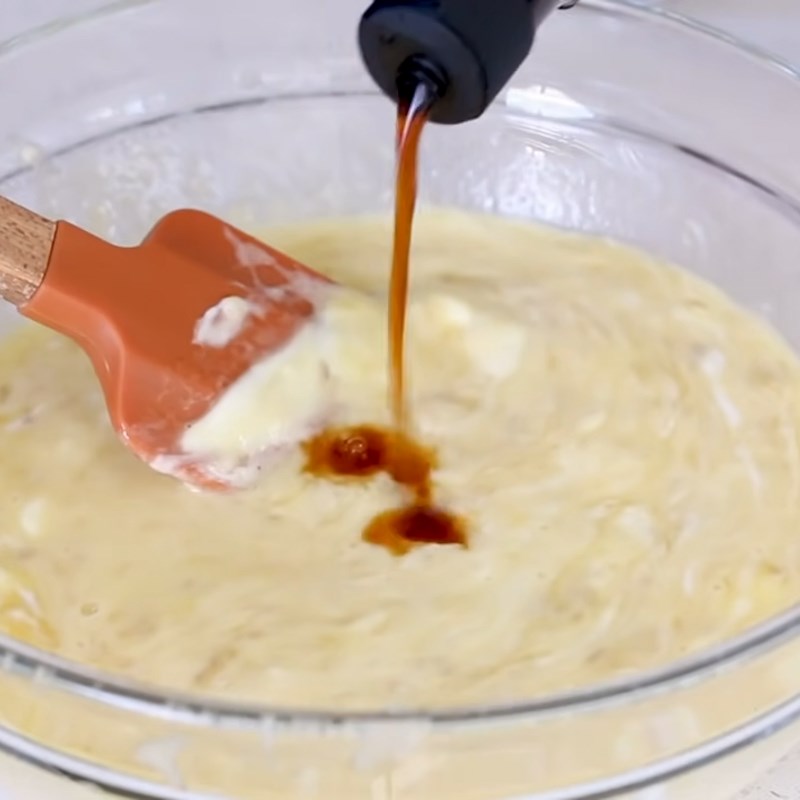 Step 2 Mix the bananas with eggs and yogurt Whole Grain Yogurt Banana Cake using an Air Fryer