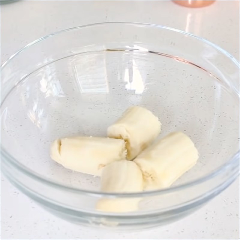 Step 1 Mash the bananas Whole Grain Yogurt Banana Cake using an Air Fryer