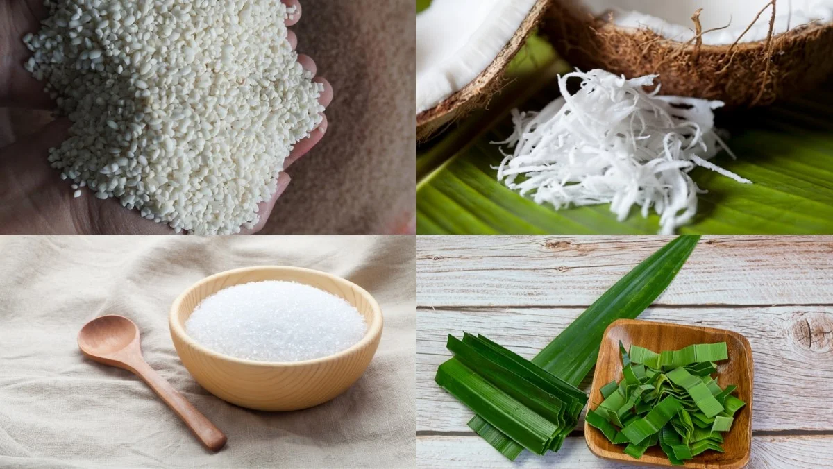 Ingredients for making Bình Định bánh hồng