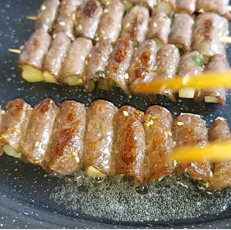 Step 4 Grilled Beef Skewers Vegetarian