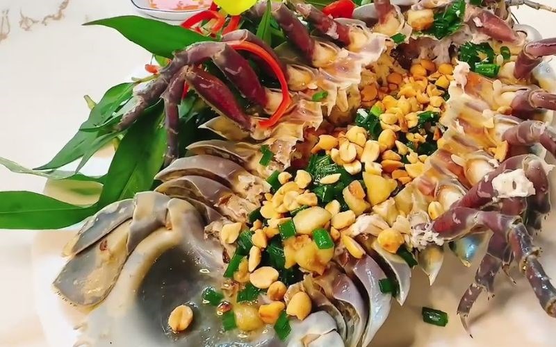2 ways to make grilled sea bugs using an air fryer 2 Grilled sea bugs with scallions