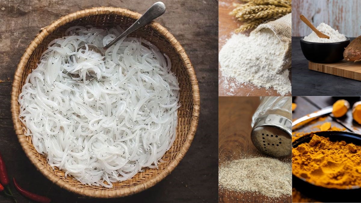 Ingredients for crispy fish