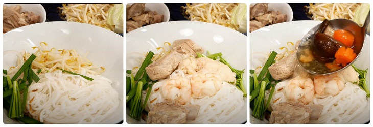 Step 5 Completion of rib noodle soup
