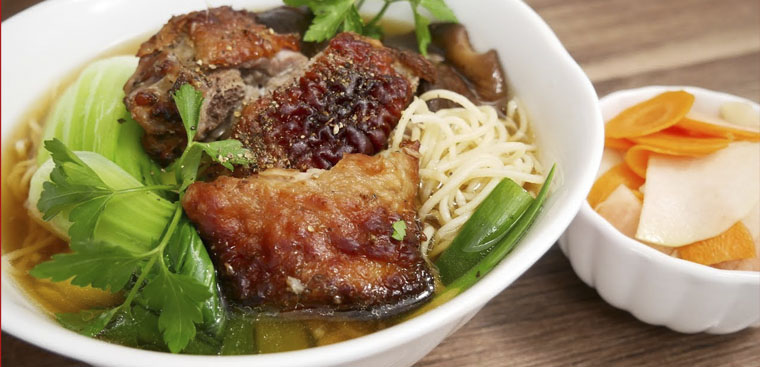 Step 5 Final Product of Duck Noodles with Roasted Duck