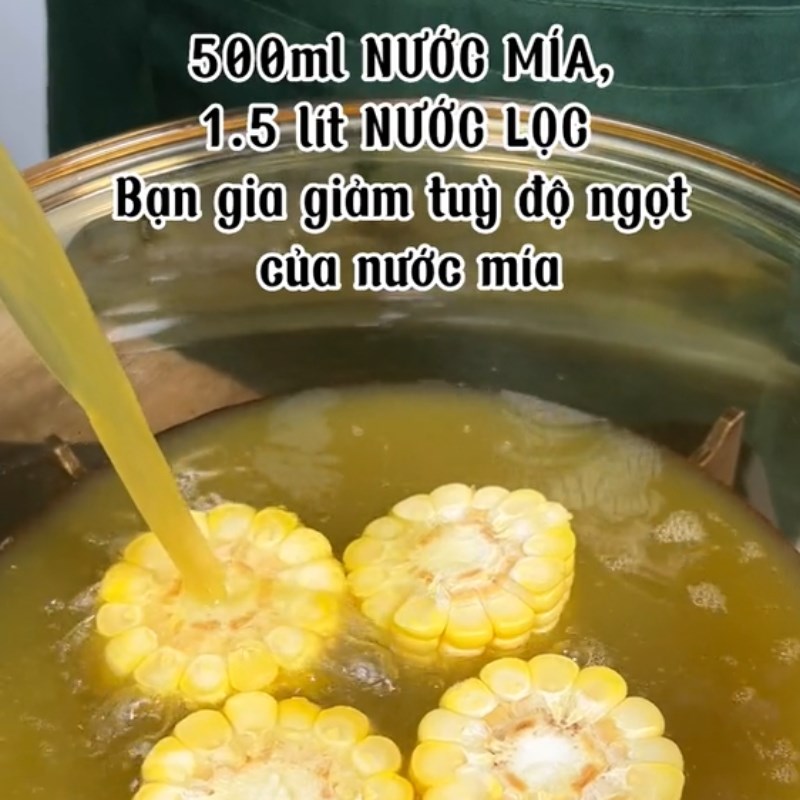 Step 2 Cooking the sugarcane vegetable hotpot