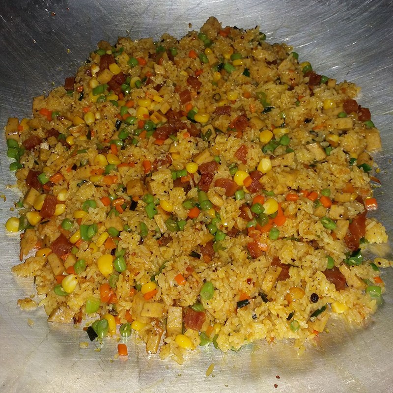 Step 2 Fried Rice How to make colorful fried rice