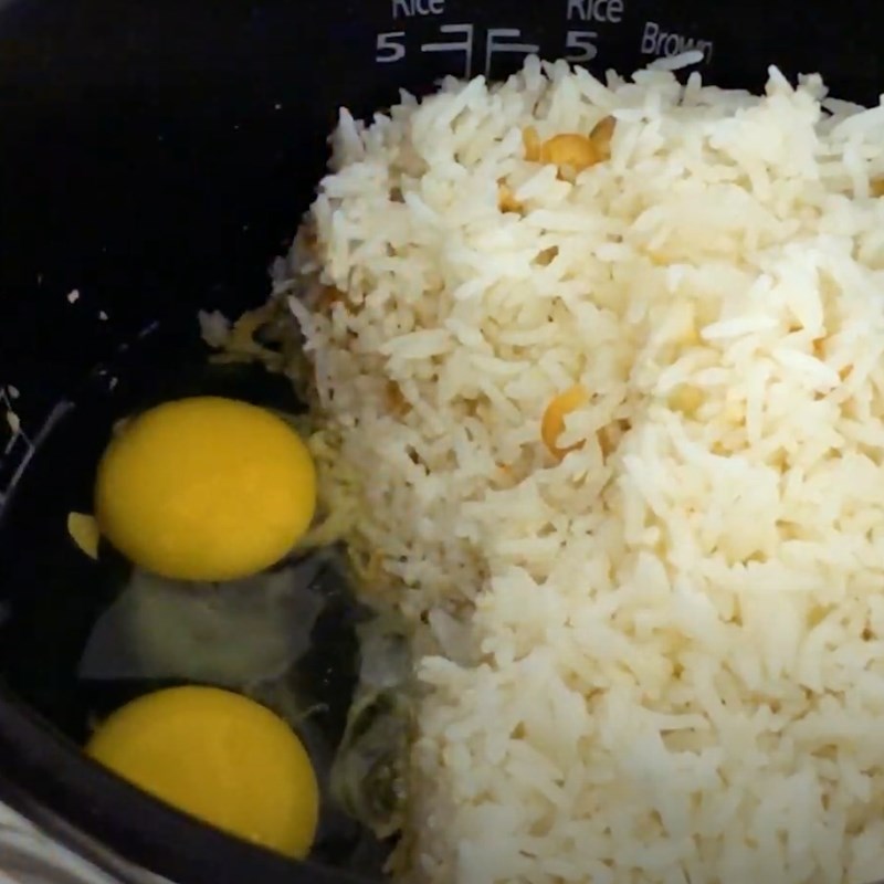 Step 3 Fried Rice with Eggs Fried Rice with Dried Shrimp