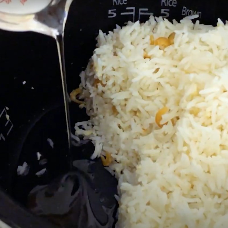 Step 3 Fried Rice with Eggs Fried Rice with Dried Shrimp