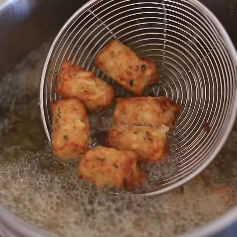 Step 5 Frying Tater Tots Tater Tots