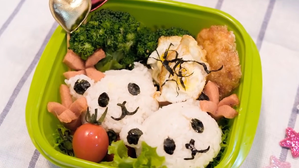 Panda bento rice