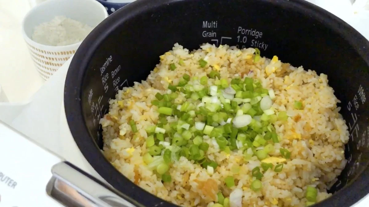 Compilation of Lazy Rice Cooking Methods Using Regular and Electronic Rice Cookers 27 Fried Rice with Dried Shrimp and Egg