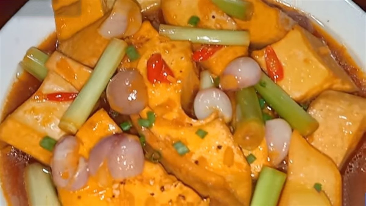 Braised coconut heart