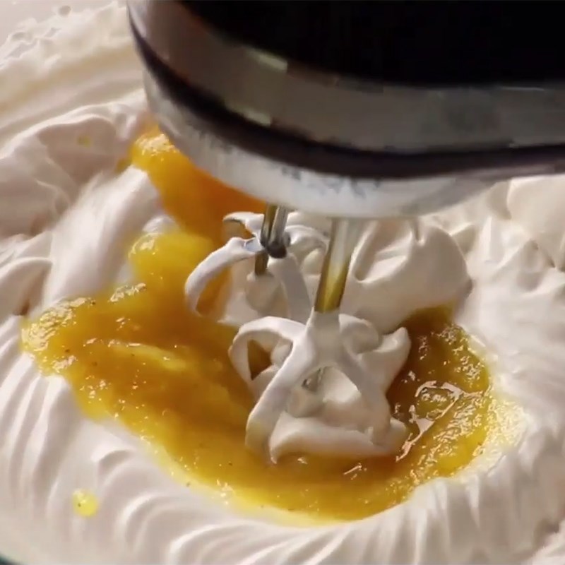 Step 3 Whip fresh cream and mix with pineapple Pineapple milk cream