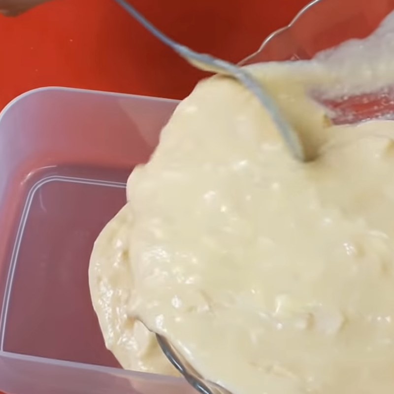 Step 4 Pour into molds and freeze using a blender