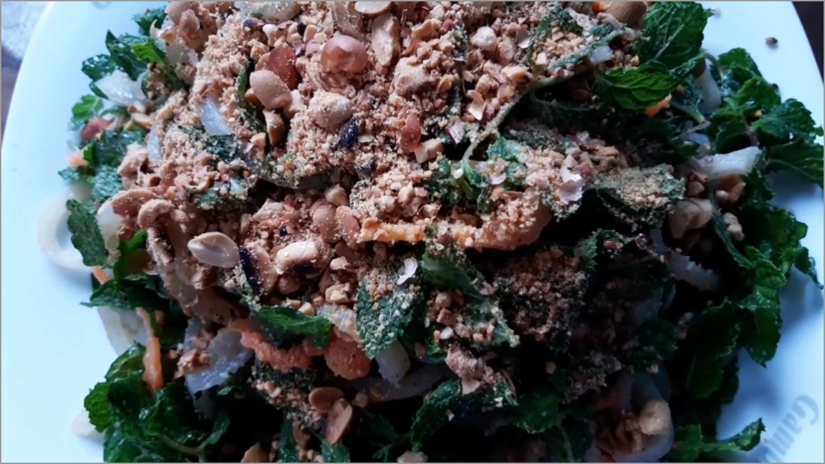 Pig Skin Salad with Vietnamese Mint