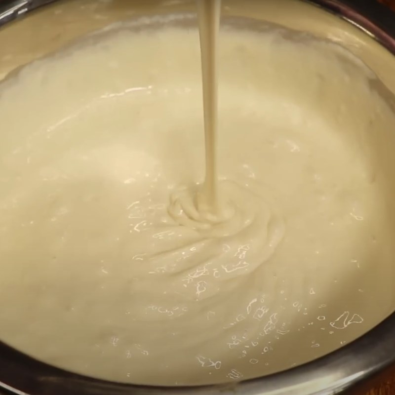 Step 4 Steaming the cake Cow cake
