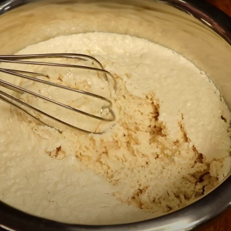 Step 4 Steaming the cake Cow cake