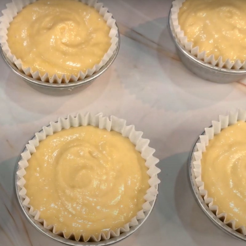 Step 4 Steaming the fluffy pumpkin cake