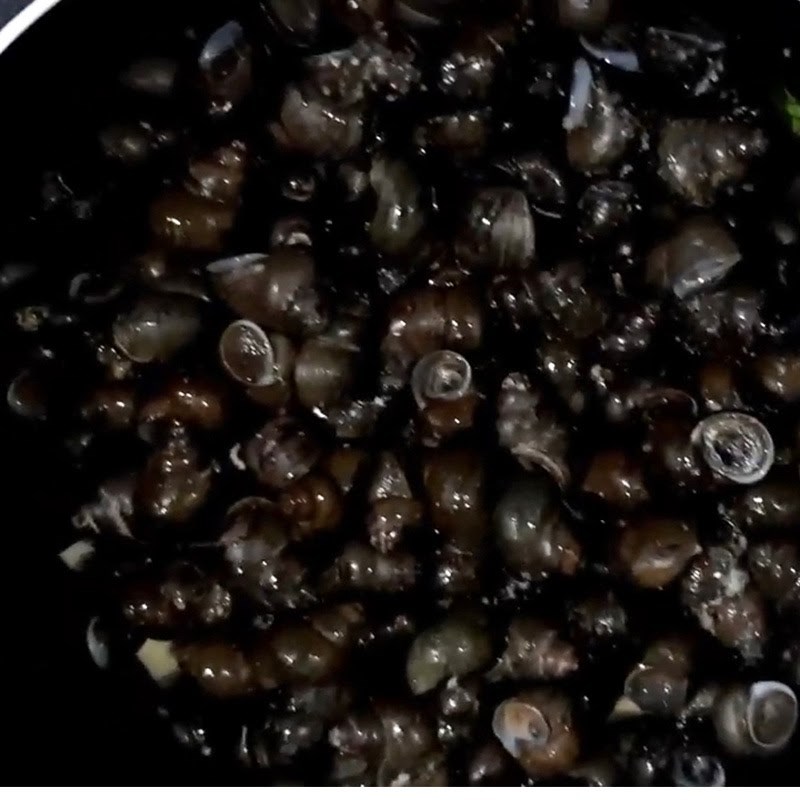 Step 2 Steamed Snails Bitter Snails Steamed with Lemongrass and Lime Leaves